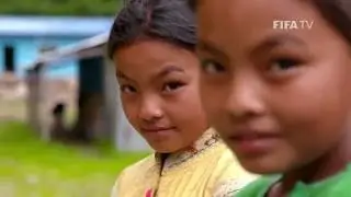 Football helps children in Nepal