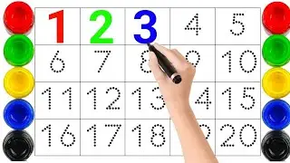 Count 1234 , Numbers , 123 , Counting 1-20 , 1234 Song , Preschool 1234 Learning Video