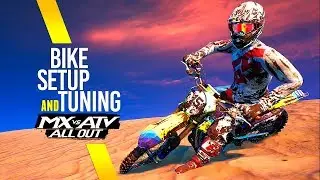 MX vs ATV All Out - Bike Setup - Tuning For Less Corner Traction!