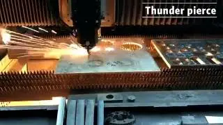 Laser plate cutting machine video
