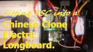 Replacing ESC in Chinese Clone Electric Longboard (Luoov, LecDec, Backfire, Melon, etc.).