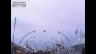 INDY S&Atilde;O PAULO - Rasante dos Ca&ccedil;as AMX A-1 da FAB.
