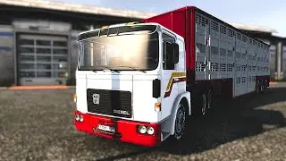 Euro Truck Simulator 2 | Roman Diesel | Moving with empty trailer | TRANSPORT gaming [ETS2] PC WHEEL