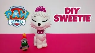 DIY:  PAW  PATROL ( SWEETIE)  TUTORIAL-  COLD PORCELAIN-  PORCELANA FRIA
