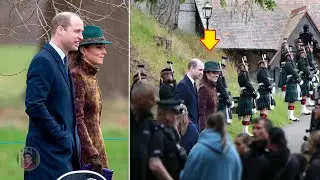 Catherine STUNS In A The Hicks & Brown Hat As She Joins William & Three Children In Balmoral