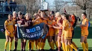 Gopher Women's Soccer: 2016 Big Ten Champions!