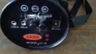 Aker music voice amplifier loudspeaker ak38-video from my client.