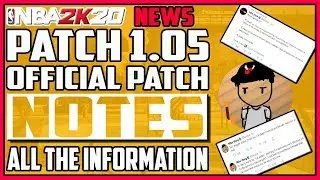 NBA 2K20 PATCH 1.05 PATCH NOTES - FULL WHITES DROPPING, BASELINE DUNKS BACK, SPEED DIFFERENCE BACK