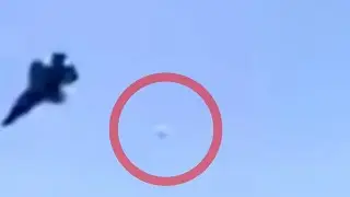 #83: UAP appearing/hovering near free falling F-35