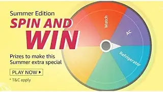Amazon Quiz Answers | Summer Edition Spin and Win | Win Prizes | 20 March 2021 | FunZone