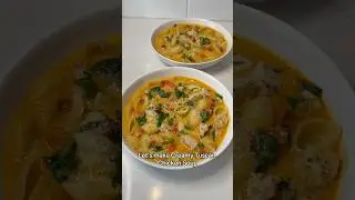 Creamy Tuscan Chicken Soup #recipe #cookingchannel #recipes #cooking #soup #fyp #food #cook #dinner