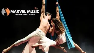 Duo aerial straps and chains by Marvel Music Plus - Entertainment Booking Agency