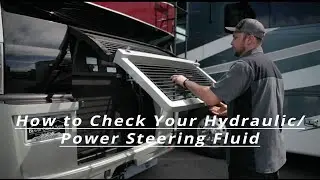 How To Check Your Hydraulic/Power Steering Fluid In For Class A Coaches - Service