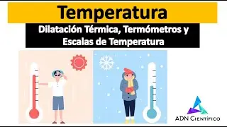 Temperatura, dilatación térmica, termómetros y escalas de temperatura