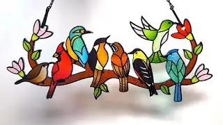 Review of Huray Rayho Birds Stained Glass: NICE!