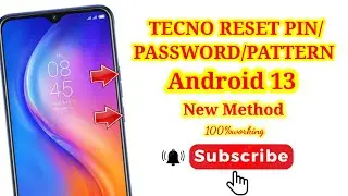 Tecno Mobile Reset pattern/Password/pin unlock for #RJTECH
