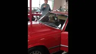 Remove Hardtop on Mercedes 560SL
