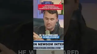 A #debate between Charlie Kirk and #gavinnewsom about #propostion16 #california #politics #intense