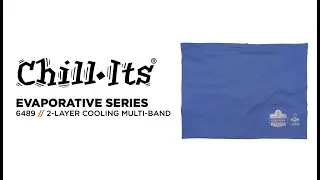 The Chill-Its&reg; 6489 Cooling Multi-Band Has 2 Layers & an Adjustable Nose Clip for No-Fuss Protection