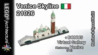 LEGO Venice Speed Build | LEGO 21026 | LEGO Architecture Series + Bonus Venice Photos