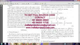Matlab code for Spectrum sharing for device to device communication in cellular networks