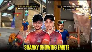 SHANKY SHOW EMOTE TO GRPXUG AND GODREIGN | LOL EMOTE TO JAVABOY AND FLAG EMOTE TO STRUGGLE  | IQOOTG