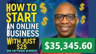How To Start An Online Business With Just $25 | HBA Software Business (Home Business Academy Review)