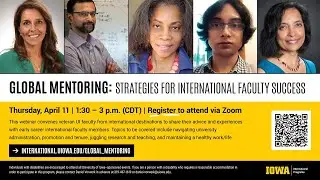 Global mentoring: Strategies for international faculty success
