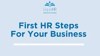 First HR steps for your business