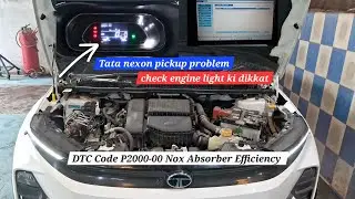 Tata nexon check Engine Ki problem DTC Code P2000-00 #automobile #shorts #mechanic @carrepairgirl01 