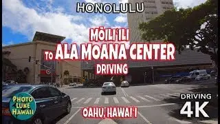 Moiliili to Ala Moana Center Driving Oahu Hawaii