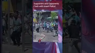 Massive Clashes in Tel Aviv! Dozens Injured as Eritrean Supporters and Opponents Clash! #short