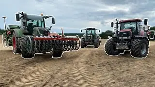 [CabView] Pflügen, drillen & walzen | Fendt 720 & 510 | Case 230 | Amazone | Kverneland [GoPro] [4K]