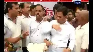 MNS protests against meat ban in Mumbai