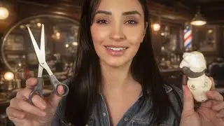 ASMR Haircut & Shave for Sleep | Realistic Barbershop Roleplay
