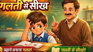 गलती से सीख | Best Motivational Moral Story for Students | Education Story Hindi