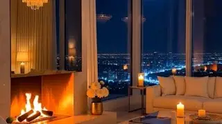Luxury Penthouse Ambience | 1 Hour Calm City Living & Relaxation