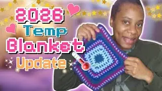 2026 Temperature Blanket Update 🌡️ | Monthly Progress, Colors & Tips