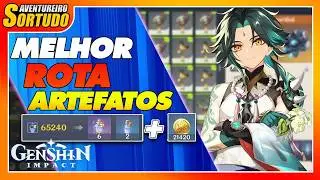 MELHOR ROTA DE ARTEFATOS 2024/2025 - ARTEFATOS + MORA, SEM GASTAR RESINA! | GENSHIN IMPACT