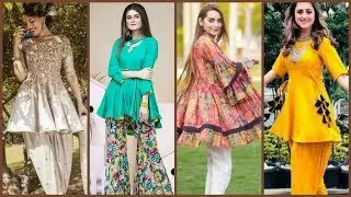 🇵🇰 Pakistani Gown Short Shirt & With Trouser Design ideas 2020 | By | Parihan Fashion ideas