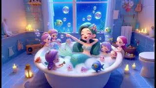 Mermaid&rsquo;s Bubble Bath Song 🧜&zwj;♀️🫧✨ | Nursery Rhymes & Kids Songs