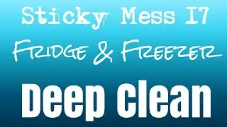 FRIDGE AND FREEZER DEEP CLEAN | CLEAN WITH ME | HOW TO CLEAN FREEZER
