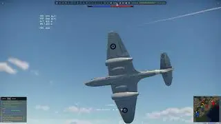 3 kill game in the Meteor F MK 3 (War Thunder)