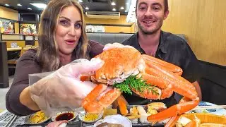 JAPANESE PEOPLE EAT THIS!? 🇯🇵 Legendary SEAFOOD FEAST (all you can eat) 