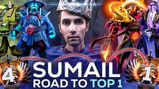 Nigma.SumaiL with all Spirits - Road To Top 1 MMR Dota 2