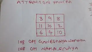 Attraction yantra.  Every situation becomes you're favorable.
