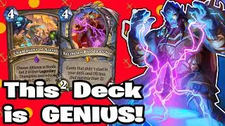 OTK Hataaru Mage is INGENIOUS! Great Dark Beyond Hearthstone Mage Deck