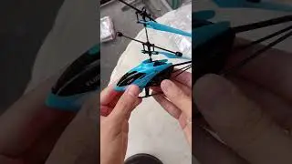 Unboxing RC helicopter without remote control (cheap)