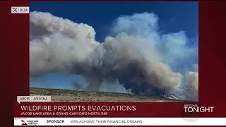 'White Sage Fire' prompts evacuations of Jacob Lake and Grand Canyon's North Rim