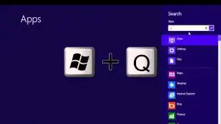 Windows 8 Search (Win-Q) (cc)